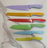 Pastel Kitchen Knife Set