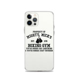 Mighty Mick's Boxing Gym iPhone Case