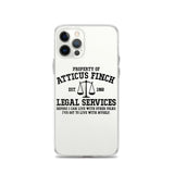 Atticus Finch iPhone Case