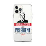 Michael Scott for President iPhone Case