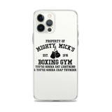 Mighty Mick's Boxing Gym iPhone Case