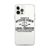 Atticus Finch iPhone Case