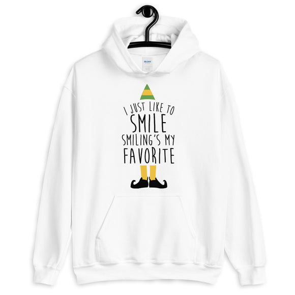 Smiling's My Favorite Unisex Hoodie