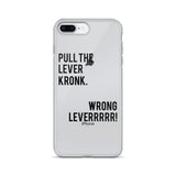 Pull the Lever Kronk iPhone Case