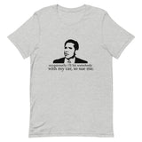 Michael Scott - Occasionally  I'll Hit Somebody With My Car Short-Sleeve Unisex T-Shirt