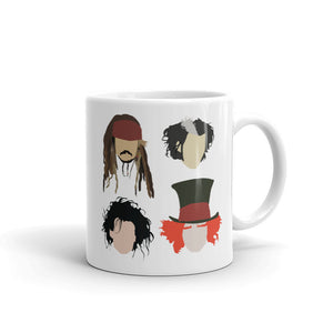 Johnny Depp Characters Mug
