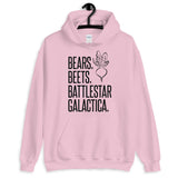 Bears Beets Battlestar Galactica Unisex Hoodie