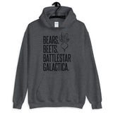 Bears Beets Battlestar Galactica Unisex Hoodie