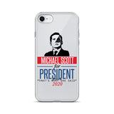 Michael Scott for President iPhone Case