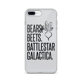 Bears Beets Battlestar Galactica iPhone Case