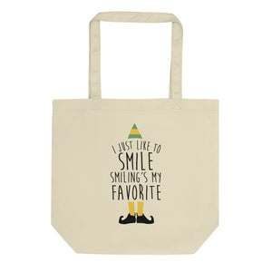 Smiling's My Favorite Eco Tote Bag
