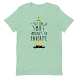 Smiling's My Favorite Short-Sleeve Unisex T-Shirt