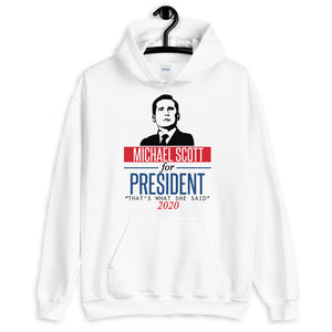 Michael Scott for President Unisex Hoodie