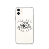 Let All That You Do Be Done in Love iPhone Case