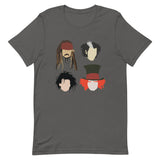 Johnny Depp Characters Short-Sleeve Unisex T-Shirt