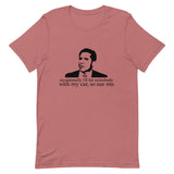 Michael Scott - Occasionally  I'll Hit Somebody With My Car Short-Sleeve Unisex T-Shirt