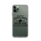 Mighty Mick's Boxing Gym iPhone Case