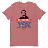 Michael Scott For President Short-Sleeve Unisex T-Shirt