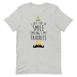 Smiling's My Favorite Short-Sleeve Unisex T-Shirt