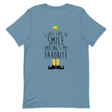 Smiling's My Favorite Short-Sleeve Unisex T-Shirt