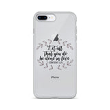 Let All That You Do Be Done in Love iPhone Case