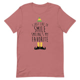 Smiling's My Favorite Short-Sleeve Unisex T-Shirt