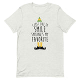 Smiling's My Favorite Short-Sleeve Unisex T-Shirt