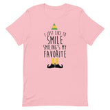 Smiling's My Favorite Short-Sleeve Unisex T-Shirt