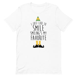 Smiling's My Favorite Short-Sleeve Unisex T-Shirt