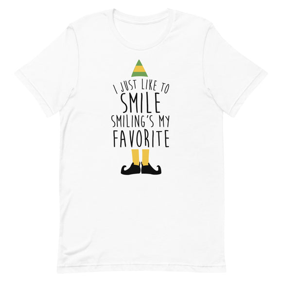 Smiling's My Favorite Short-Sleeve Unisex T-Shirt