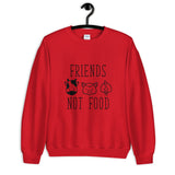 Friends Not Food Unisex Sweatshirt
