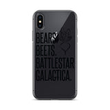 Bears Beets Battlestar Galactica iPhone Case