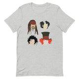 Johnny Depp Characters Short-Sleeve Unisex T-Shirt