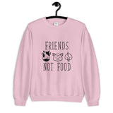 Friends Not Food Unisex Sweatshirt