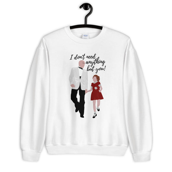 Annie and Mr. Warbucks Unisex Sweatshirt