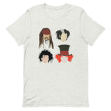 Johnny Depp Characters Short-Sleeve Unisex T-Shirt