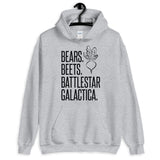Bears Beets Battlestar Galactica Unisex Hoodie