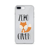 Zero Fox Given iPhone Case