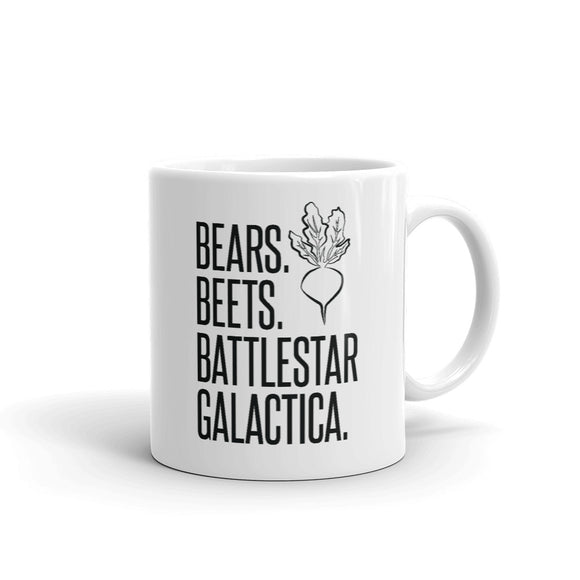 Bears Beets Battlestar Galactica Mug