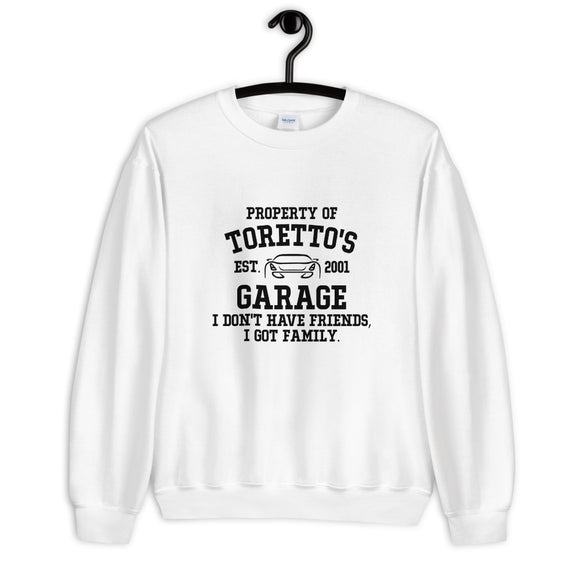 Torettos Garage Unisex Sweatshirt