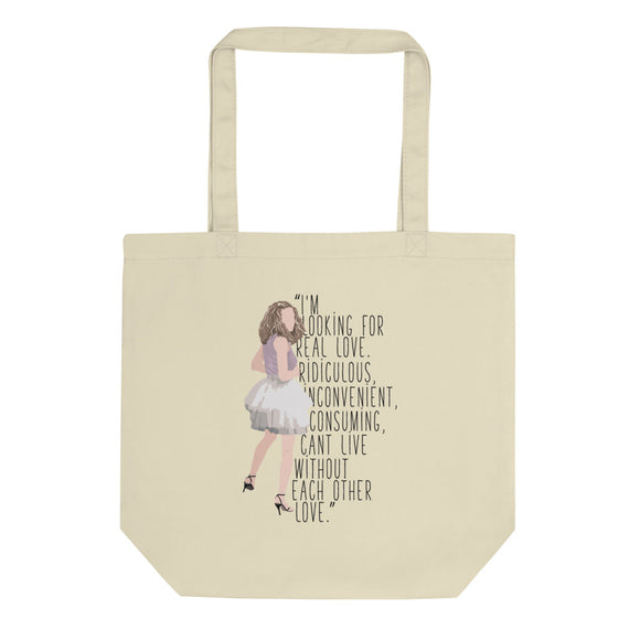 Carrie Bradshaw Love Eco Tote Bag