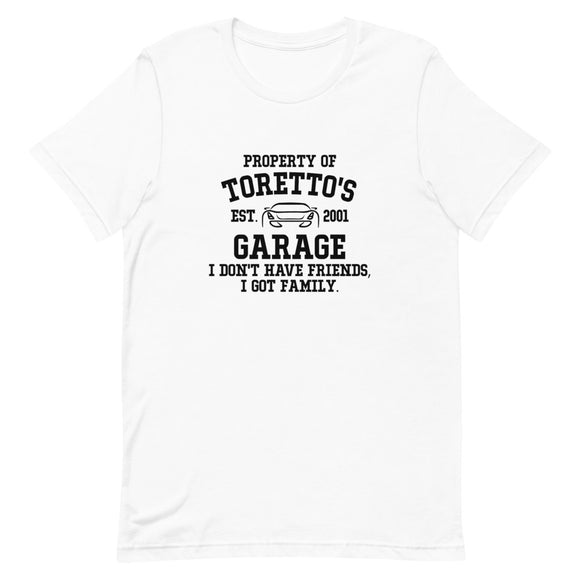 Toretto's Garage Short-Sleeve Unisex T-Shirt