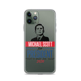 Michael Scott for President iPhone Case