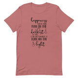 Happiness Can Be Found Even In The Darkest Times Short-Sleeve Unisex T-Shirt