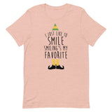 Smiling's My Favorite Short-Sleeve Unisex T-Shirt