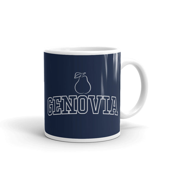 Genovia White glossy mug